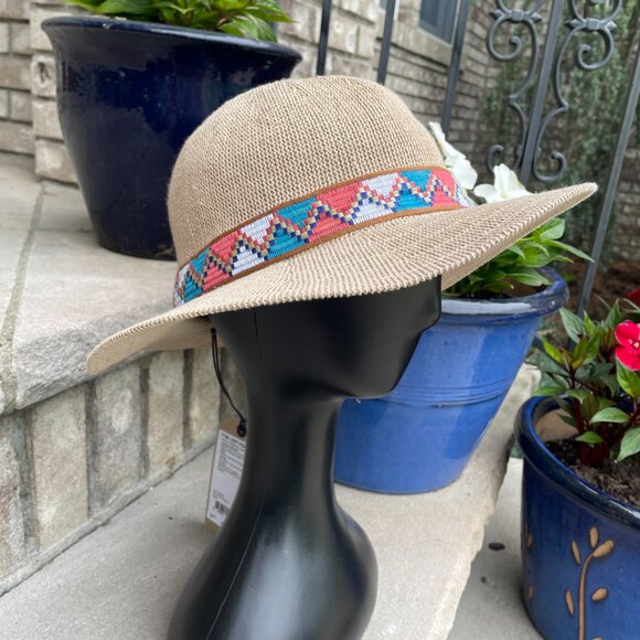 NWT prAna CYBIL KNIT FEDORA Women's Sun Hat NEW - Picture 4 of 9